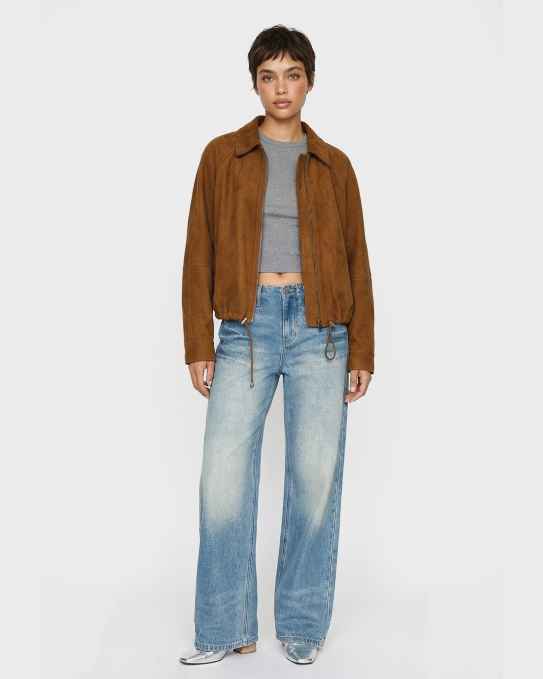 Sable Drawstring Bomber